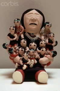 Storyteller by PLM Quintana of the Cochiti Pueblo, New Mexico