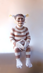 This is a lovely sculpture by Roxanne Swentzell, to give you an idea of other types of contemporary representations of the koshare clowns!